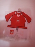 Strój reprezentacji Polski - zawieszka na szybę samochodu. 
