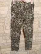 Legginsy 158  bawełna panterka wiek 13