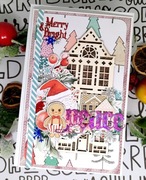 Kartka bożonarodzeniowa handmade "Peace"