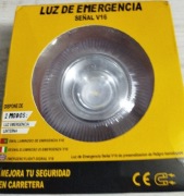 SYGNALIZATOR LED STROBOSKOP ŚWIATŁA OSTRZEGAWCZA DROGOWA V16 ŻÓŁTY BIAŁY 