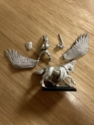 Bretonnian Hero on Pegasus Warhammer Fantasy Old World Bretonnia