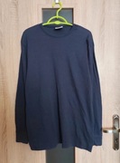 62 Granatowa bluzka na długi rękaw rozmiar L