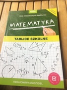 MATEMATYKA. TABLICE SZKOLNE (KSIĄŻKA)