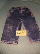 Spodnie jeans 80