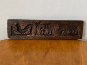 Stara Drewniana Forma do Pierników Wypieków Zwierzęta