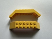 LEGO PODWÓJNY SKOS DASZEK 45 10x2x2 ŻÓŁTY 30180 2 szt