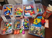 Wielki zestaw klockow: korbo space, lego, jenga, meli, i inne. Jak nowe! 