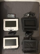 2x Tablet / Monitor zagłówkowy do oglądania bajek i filmów i-Duo i-Joy 7'