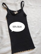 Top koszulka bluzka Rosemunde jedwab silk