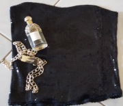 Body gorset połyskliwa cekinowa bluzka top 