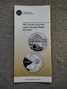 Folder do srebrnej monety 10 zł 100 rocznica Powrotu Górnego Śląska 