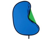 TŁO 2w1 NIEBIESKI ZIELONY blenda 150x80cm Westcott