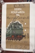 Dzień Kolejarza - W.Schmidt 1978 oryginał