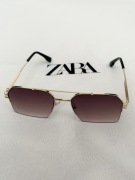 Okulary przeciwsłoneczne męskie z metalową ramką Modern Style ~ Zara