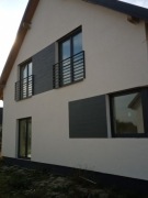 Brama, ogrodzenie, balustrada, schody, poręcz, prz