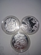 Zestaw Wiedźmin Cyberpunk Rusałka 1 oz srebro Mennica Gdańska