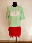 LaLu bluzka tshirt Malibu mięta uni