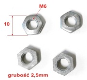 NAKRĘTKA M6 NISKA 20 SZTUK