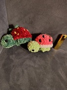 Breloczki do kluczy- maskotki na szydełku. 