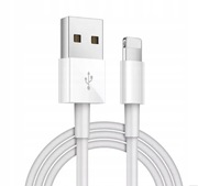 Lightning-USB A 1 m przewód biały