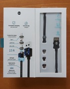 Kabel magnetyczny do ładowania USB-C/Lightning/Micro-USB Forever