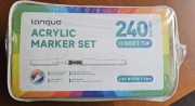 Markery akrylowe Languo 240 szt nowe