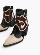 36 skórzane botki kowbojki Uterque