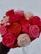 Candle Flower box XL wykonany z naturalnych świec sojowych 