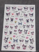 Naklejki na paznokcie samoprzylepne sanrio kuromi 