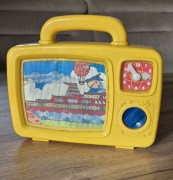 Zabawka telewizorek retro Redbox Wind up 1995 nakrecana pozytywka