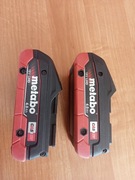 Dwa Akumulatory  METABO LiHD 18 V 4.0 Ah baterie