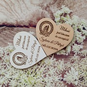 Magnes ślubny z Parą Młodą - zestaw 10 szt