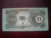 BANKNOT BIAFRA 1 Pound 1969 r.