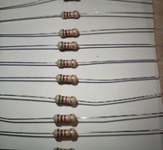 Rezystor węglowy THT 5,1k 5,1kOhm 1/4W 0,25W 10szt