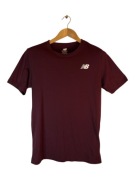 Koszulka czerwona new balance z dużym logiem na plecach m