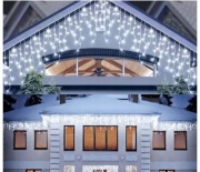 sople lampki 500led kolor biały 