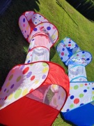 Namiot z tunelem, suchy basen 