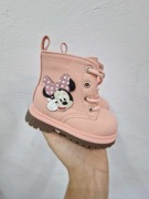 Nowe ocieplane buty zimowe botki różowe Myszka Minnie r. 21 (13,5 cm)