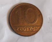 Moneta 10 zł 1989