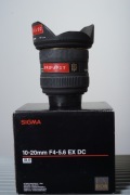 SIGMA 10-20 F 4/5,6 EX DC   NIKON