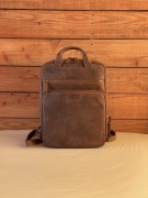 Nowy skórzany plecak tornister uniseks Stilord