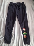 Ocieplane spodnie dresowe w rozmiarze 128