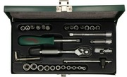 Zestaw kluczy nasadowych 1/4" 33szt. HANS nasadki 2633M