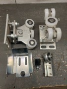 WÓZEK WÓZKI ROLKI DO BRAMY PRZESUWNEJ ZESTAW 5 ROLKOWY 70x70