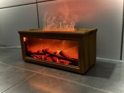 Nowoczesny kominek nawilżający powietrze z efektem płomienia LED