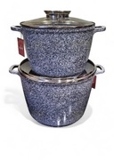 Garnki marmurowe Zilner ZL-7066. Do kuchenek: Gaz, Indukcja, Ceramika