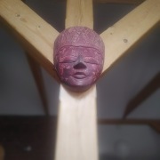 Maski etniczne drewniane