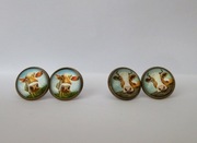 Kolczyki krowy krowa cow