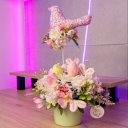 Stroik wielkanocny wiosenny 