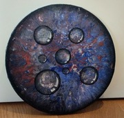 Obraz akrylowy abstrakcja płótno bąbelki